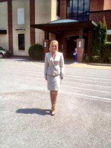 Me, taken a few months ago, weighing  just about the same as I do today.