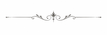 Ornamental decorative line with floral design elements